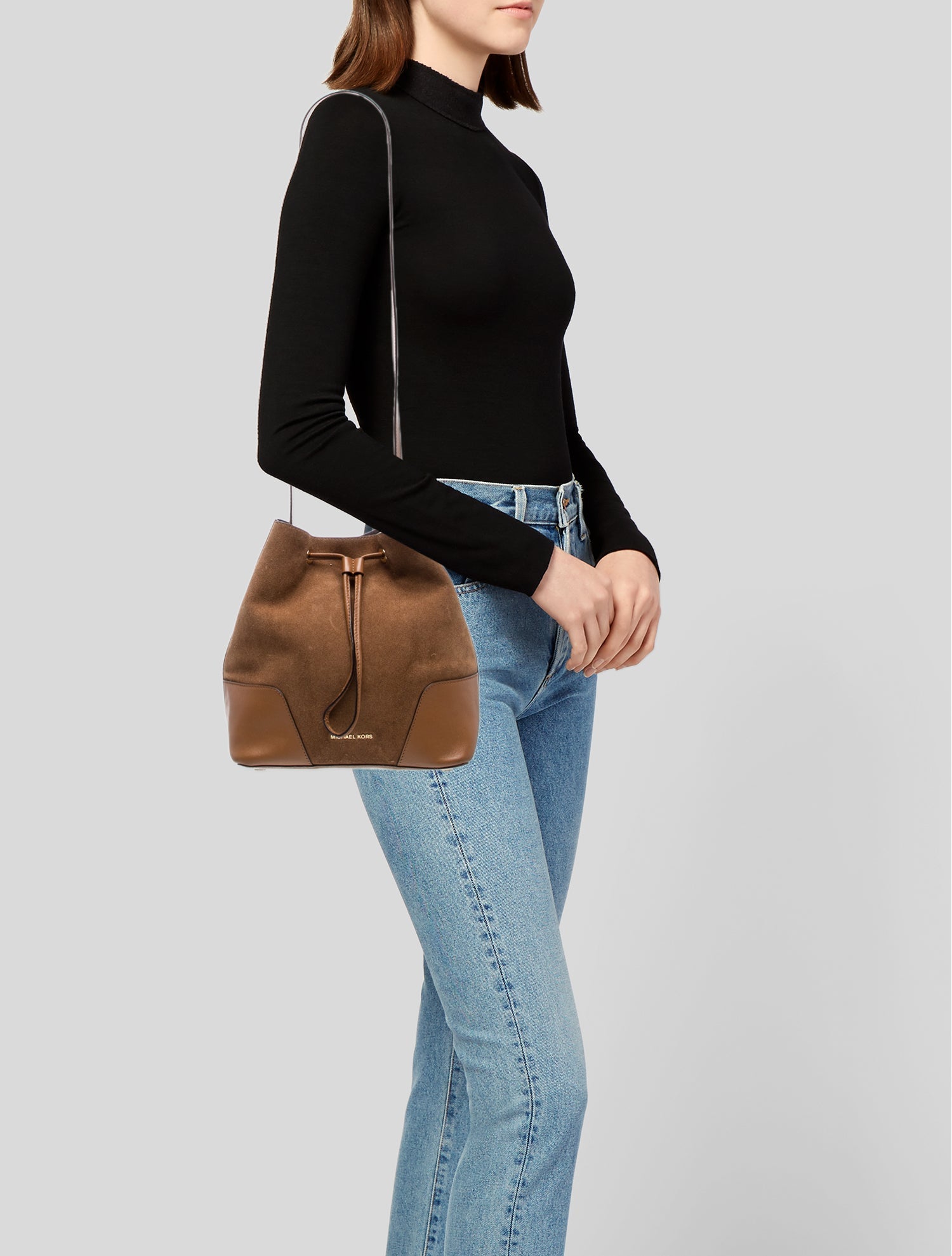 Michael Kors Suede Shoulder Bag